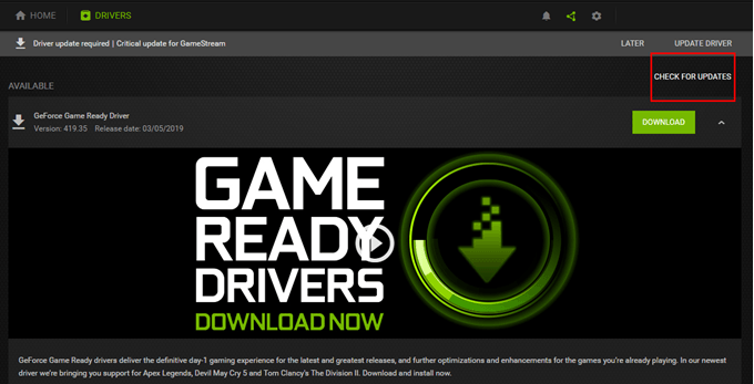 stable nvidia drivers 2019